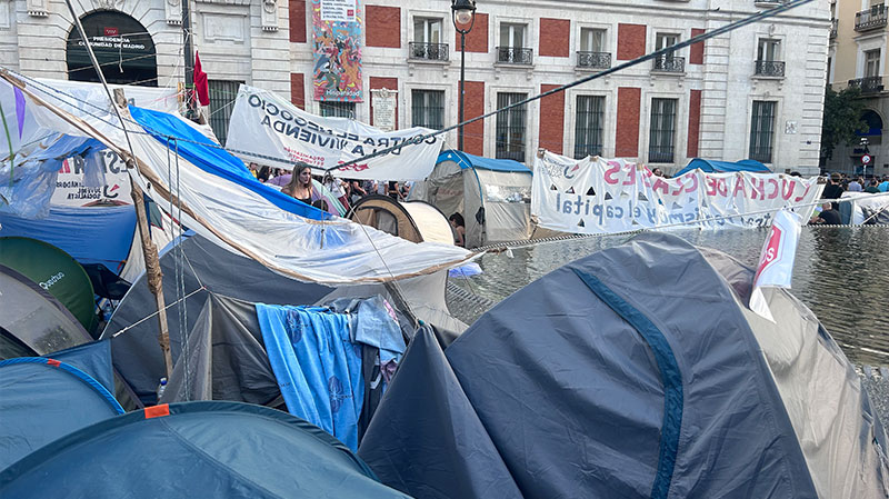 acampadas por la vivienda